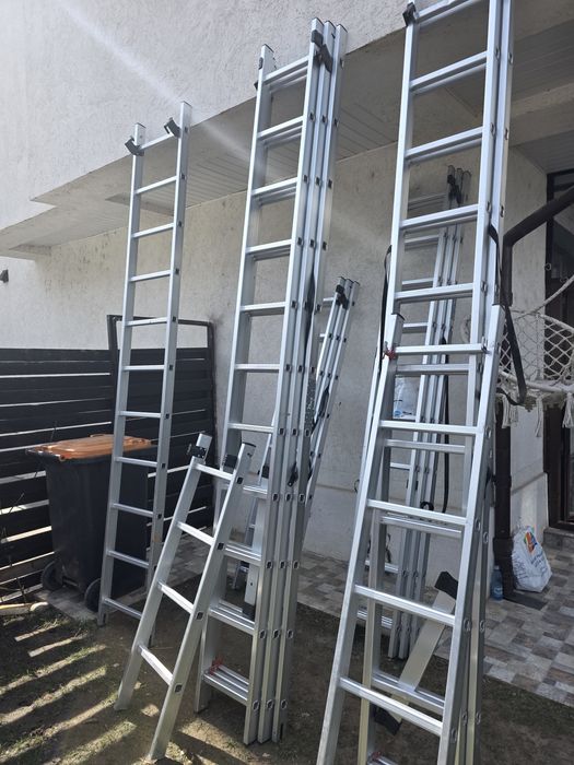 scara aluminiu 1, 2 si 3 tronsoane