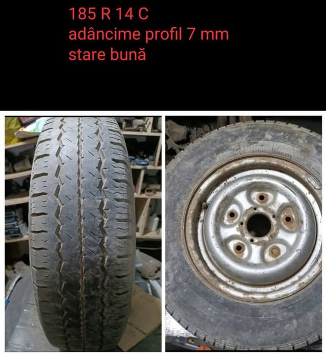 Cauciuc anvelopă vară la bucată , R14 țoli ,livrarea avantajoasă!