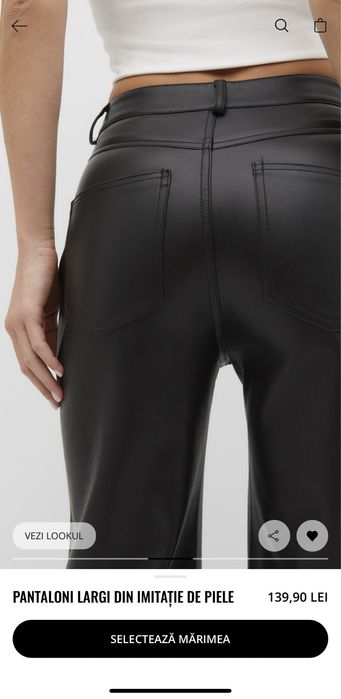 Pantaloni imitatie piele