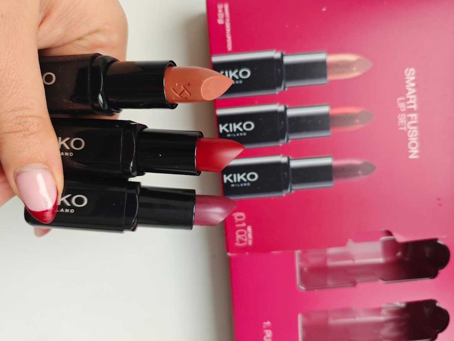Kiko Milano нови оригинални 3D гланцове с блясък, балсами, червила