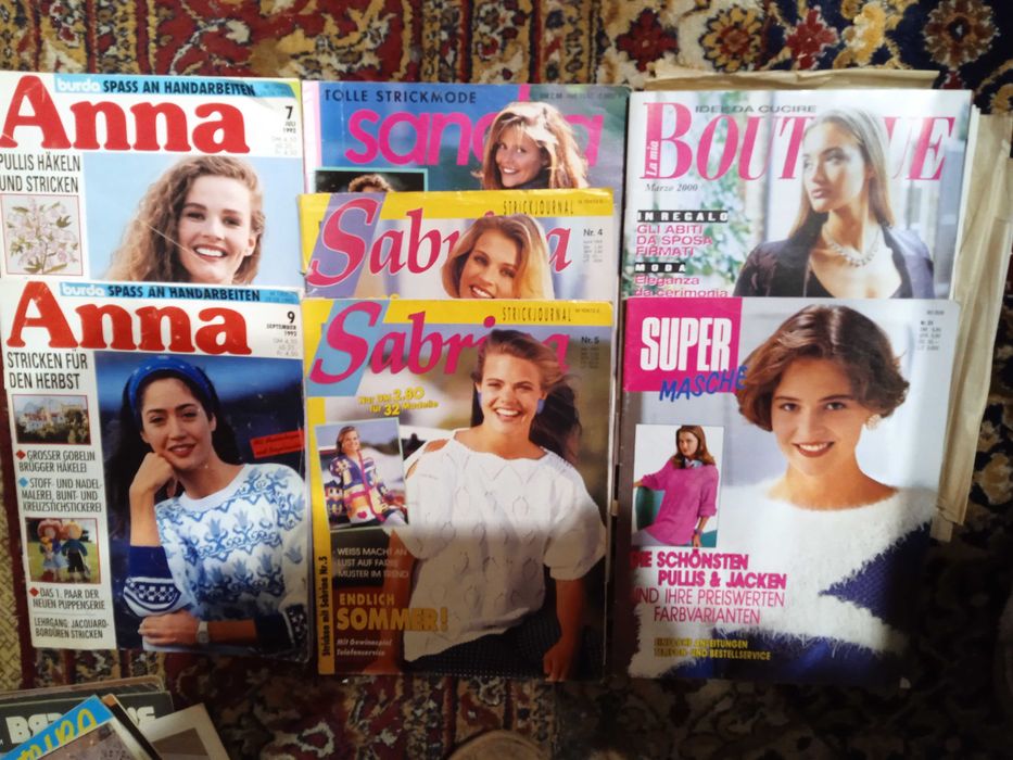 Стари списания Dorka, Diana, Anna, Burda