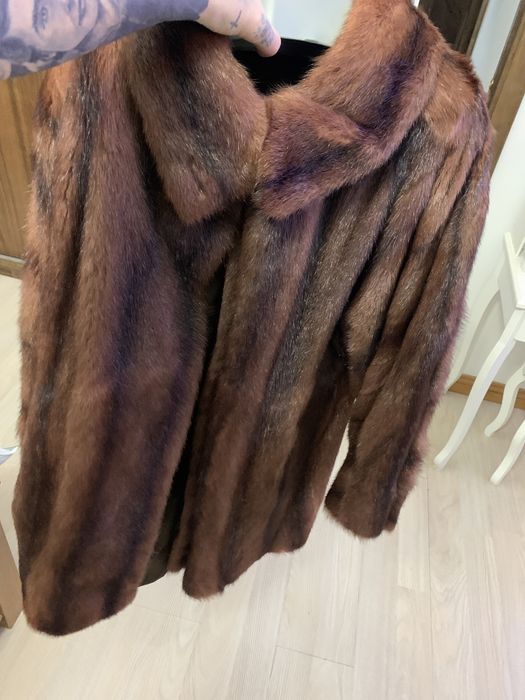 Haină de blană naturală nurcă (vizon)