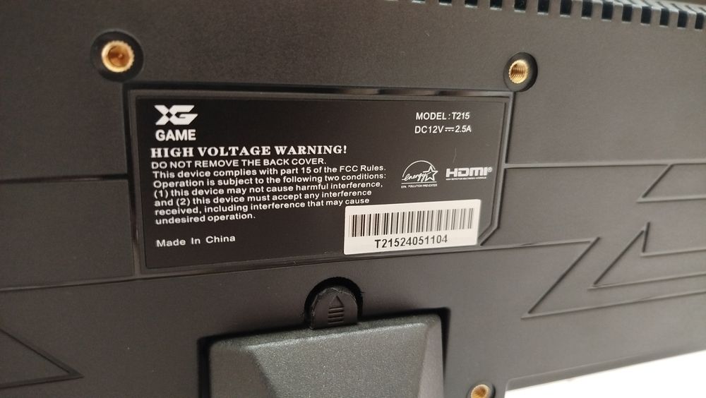 Монитор X-Game T215