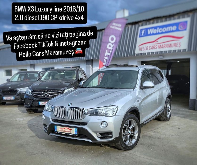BMW X3 X3 Luxury-line 190 CP 4x4 panoramic