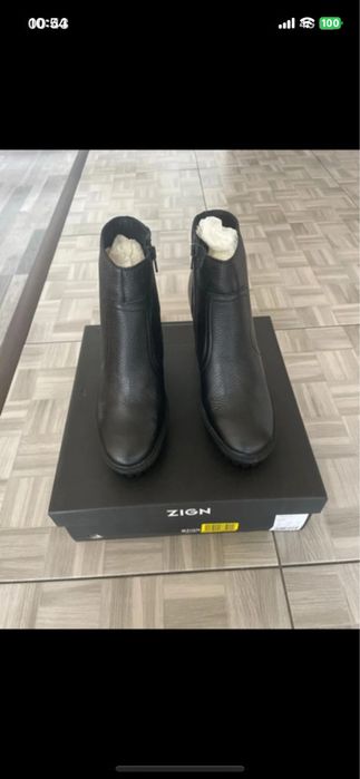 Vand cizme de dama din piele naturala cu toc noi