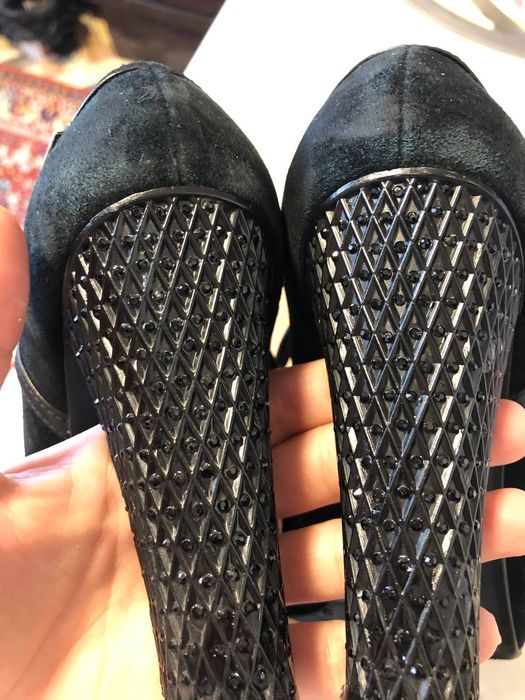 Туфли женские замшевые