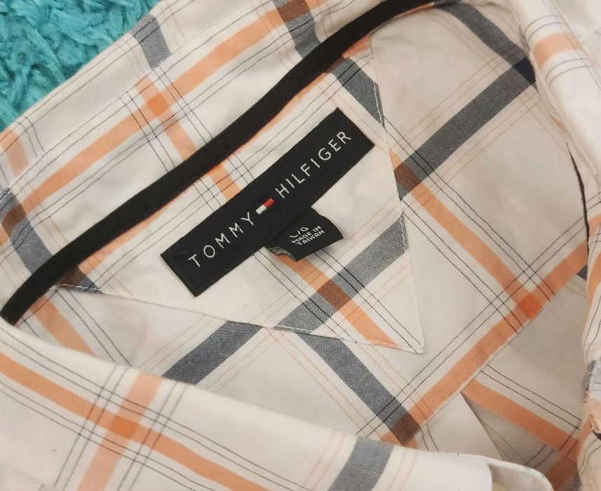 Camasa Tommy Hilfiger Orange Stripes