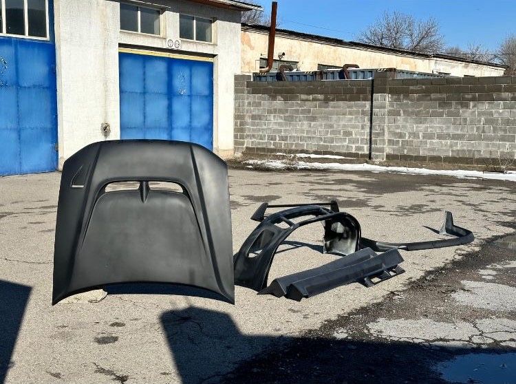 Бампер на Galant 8 из стеклопластика
