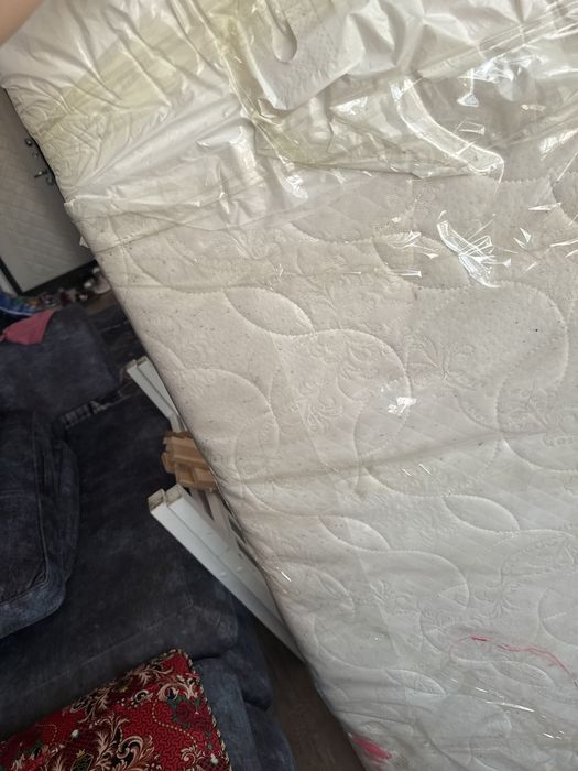 Кровать детская белая 140см