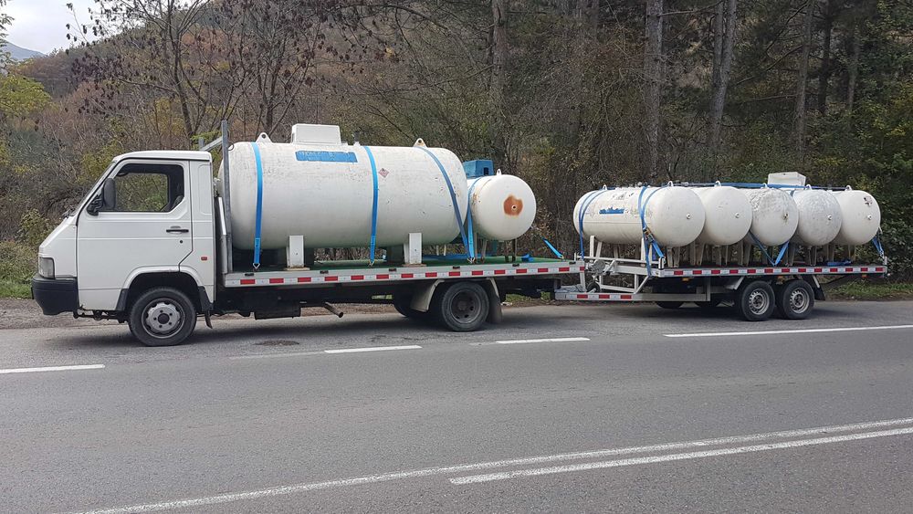 Газов резервоар цистерна 500L 1000L 1750L 3000L Пропан Бутан LPG газ