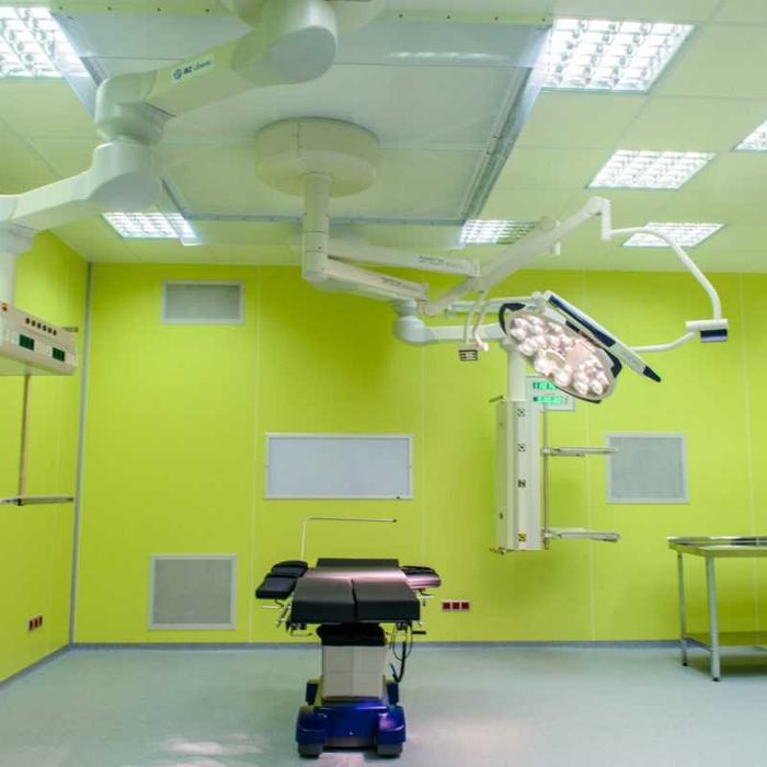 HPL панели, стены, потолки и пол линолеум и двери для операционных