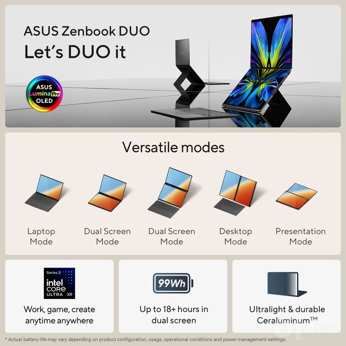 Asus Zenbook Duo UX8407AA-SN152W