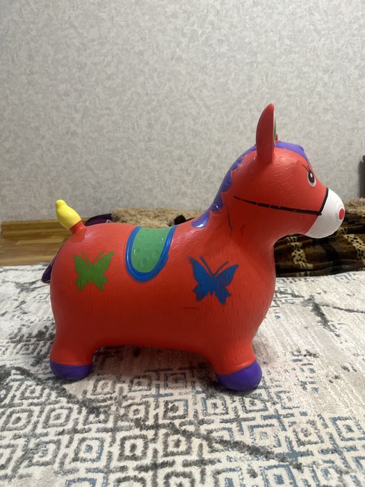 Прыгун ослик музыкальный