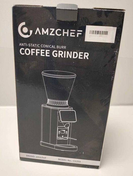 Електрическа кафемелачка с подвижен държач за портафилтър и контейнер