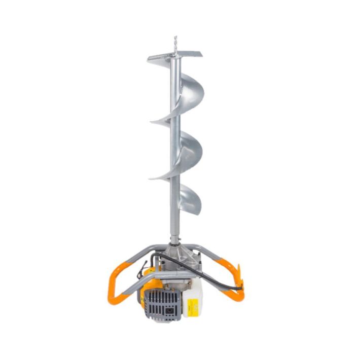 Motoburghiu, freza foreza pentru pamant, putere 6 CP, 3 burghie +