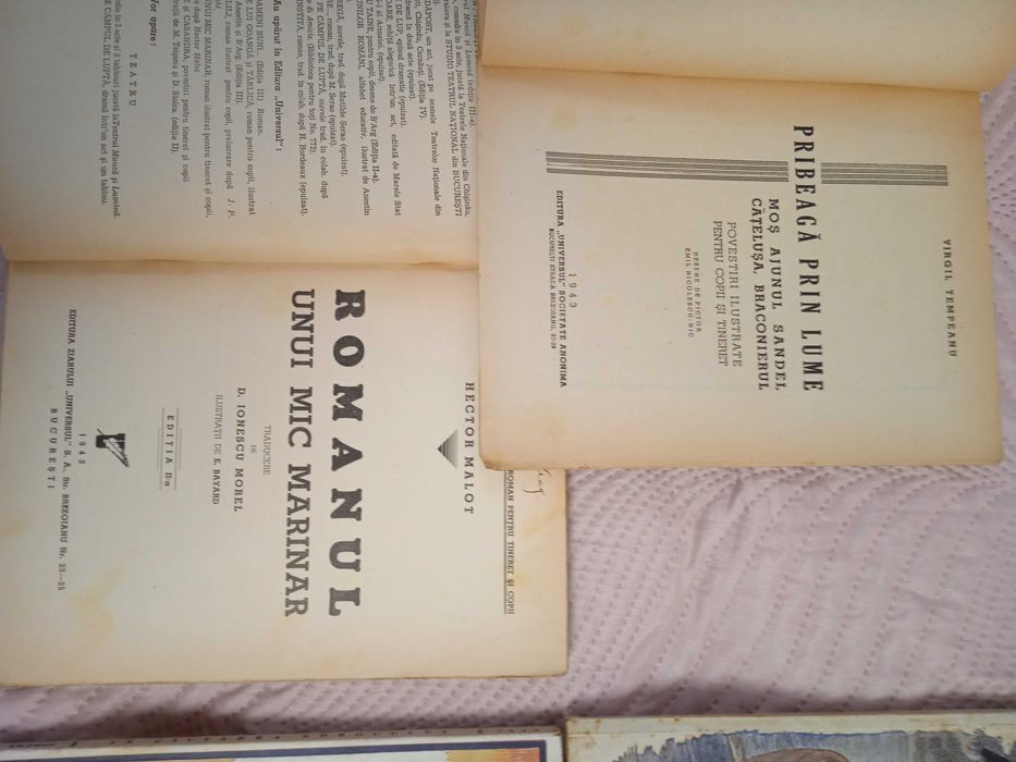 Carti copii vechi, anii 1942 - 1943, cu ilustratii.