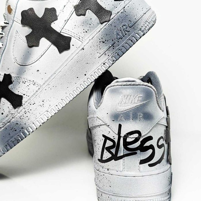 Nike AirForce 1 Chrome Hearts