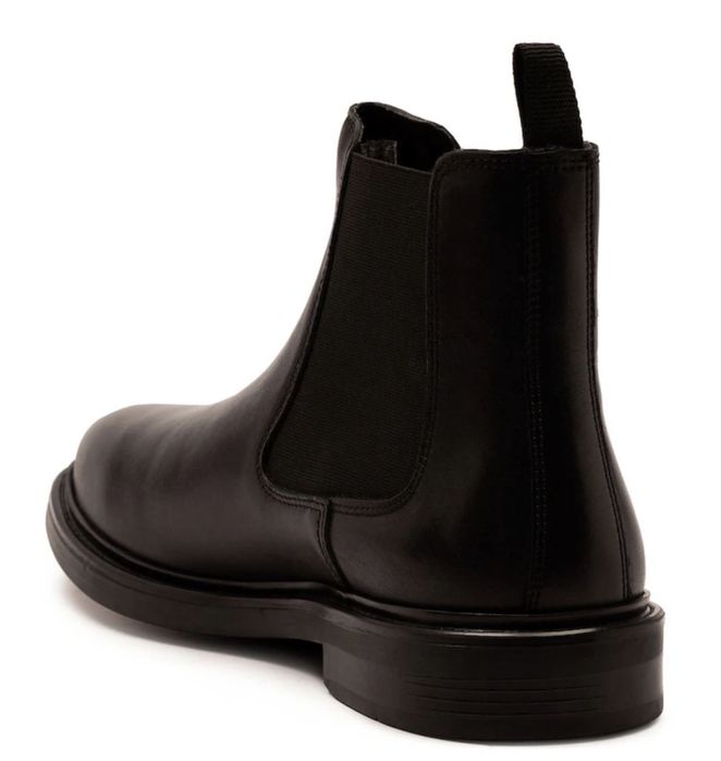 Ботинки Chelsea, чёрные, кожаные