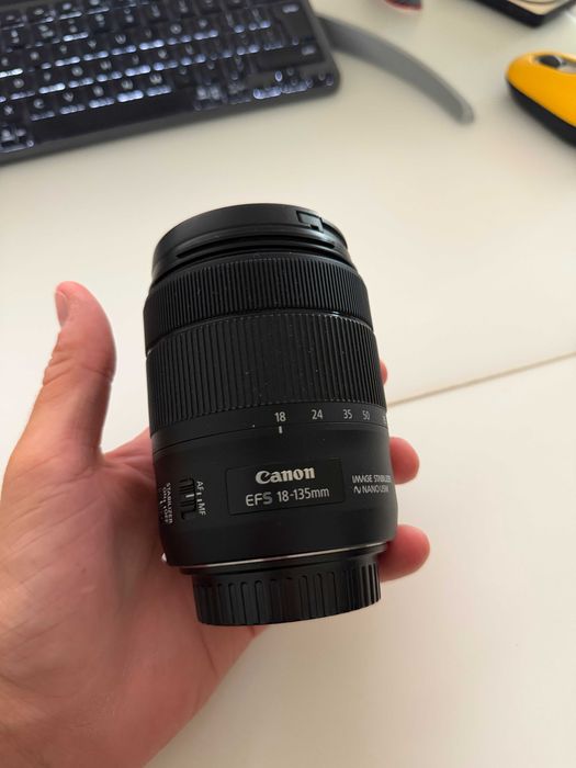 Obiectiv Foto Canon 18-135 mm F/3.5-5.6 USM 67mm cu Stabilizare Impecabil