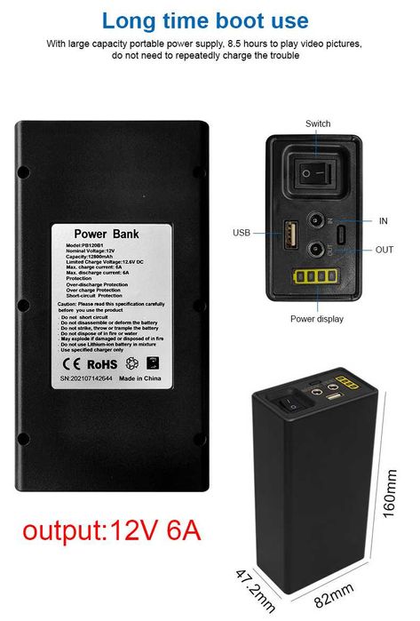 Рюкзак с LED-экраном для рекламы.