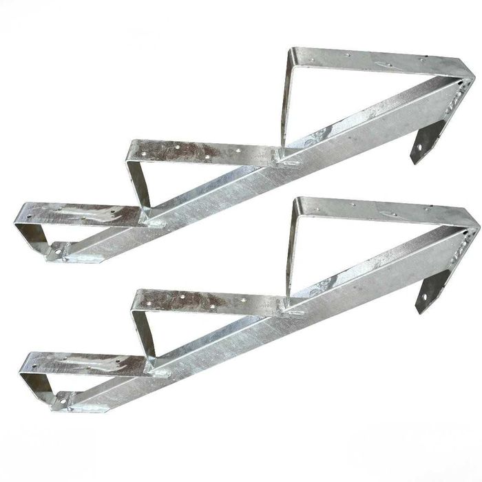 Метални носачи за стълби комплект (2 бр.) 2–6 стъпала | Стандарт и Премиум