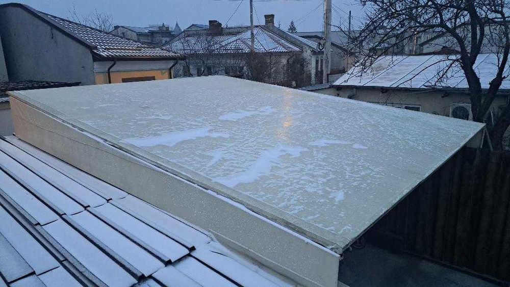 Terasa copertina poliplan 37 metri patrati din rectangulara de 6/4 cm