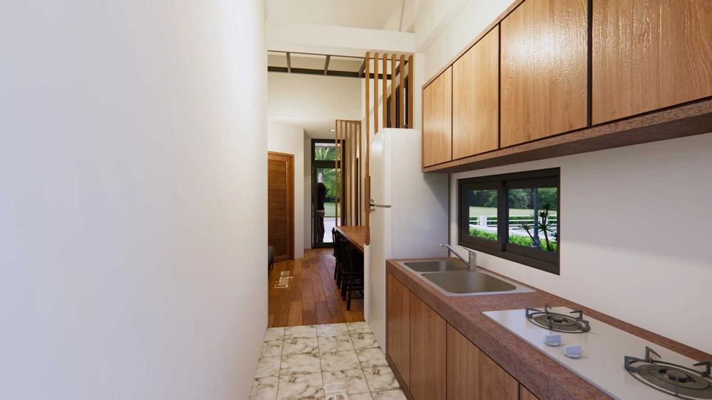 НА ИЗПЛАЩАНЕ - Евтина сглобяема къща с 2 спални, 36 кв. м