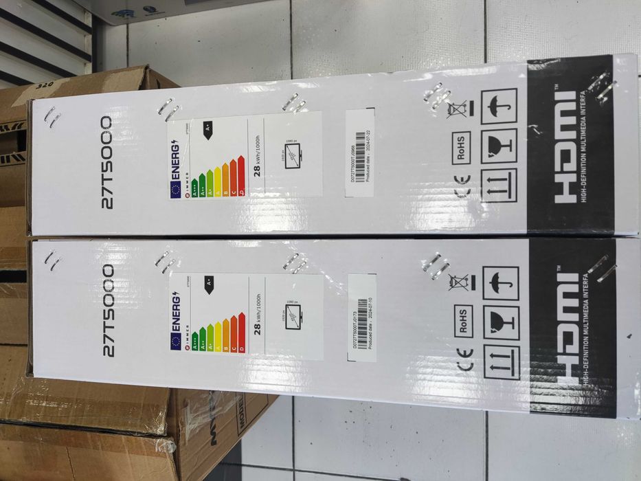 Монитор Immer 27" FullHD IPS 1920x1080, VGA+HDMI НОВЫЙ