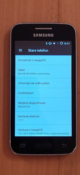 Terminal Sămsung G318H Galaxy Trend 2 Lite neblocat Android 7.1.1