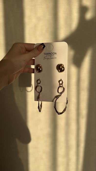 Сережки бижутерия