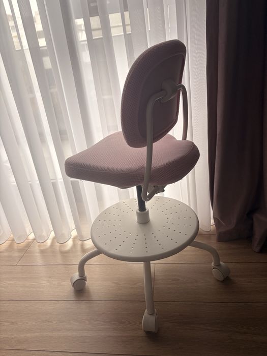 Scaun de birou copii roz