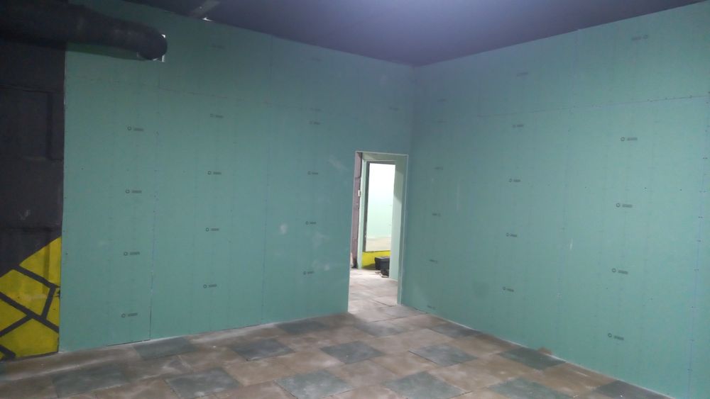 Гипсокартон работа, сайдинг, шпаклёвка и т.д