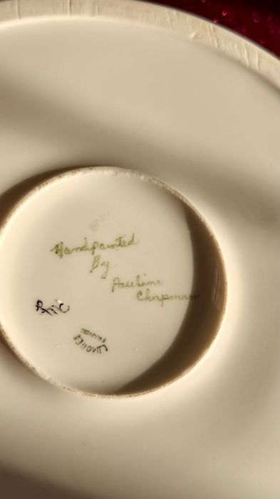 Коллекционная антикварная большая фарфоровая шкатулка Limoges Франция