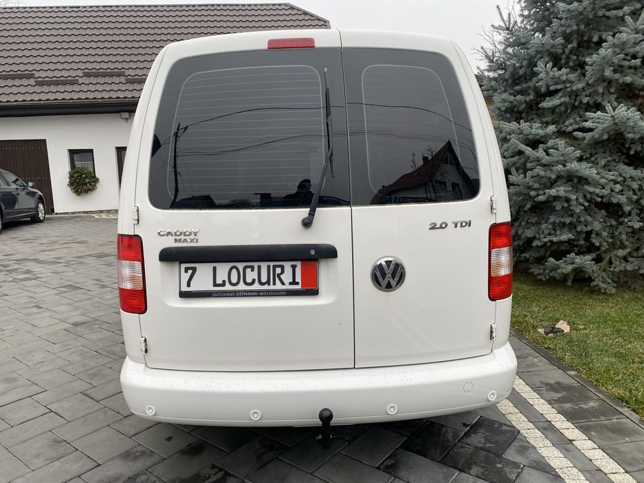 VW Caddy ~Maxi 2,0 Tdi~140~CP~ BMM~ 7 Locuri- ‼️2 usi la Spate