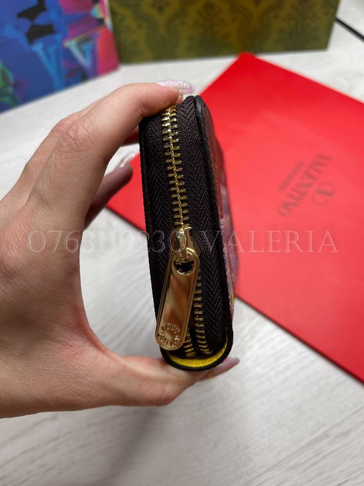 Portofel Louis Vuitton - zippy imprimat Galben