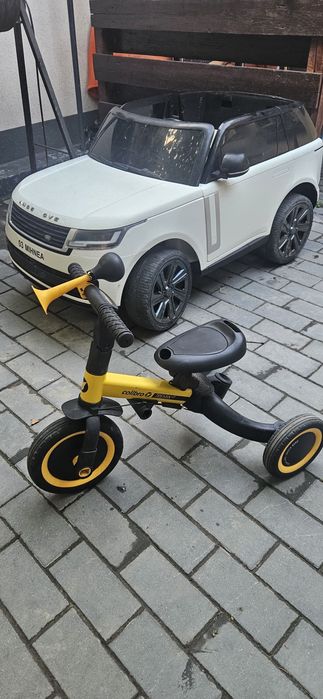 Tricicleta 5 in 1 cu maner de ghidaj, transformabila in bicicleta de balans Ride On COLIBRO® TREMIX UP pana la 25 kg