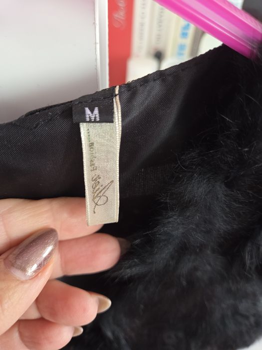 Официална дамска рокля с естесвен косъм