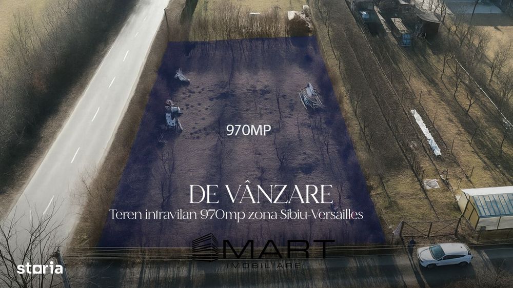 Teren intravilan 974mp Sibiu - Versailles