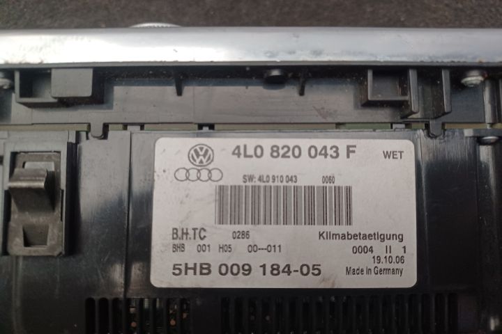 Comanda clima 4L0820043F 4L0820043F Audi Q7 4L (facelift)