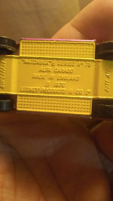 Мачбокс 1970колички колекция.