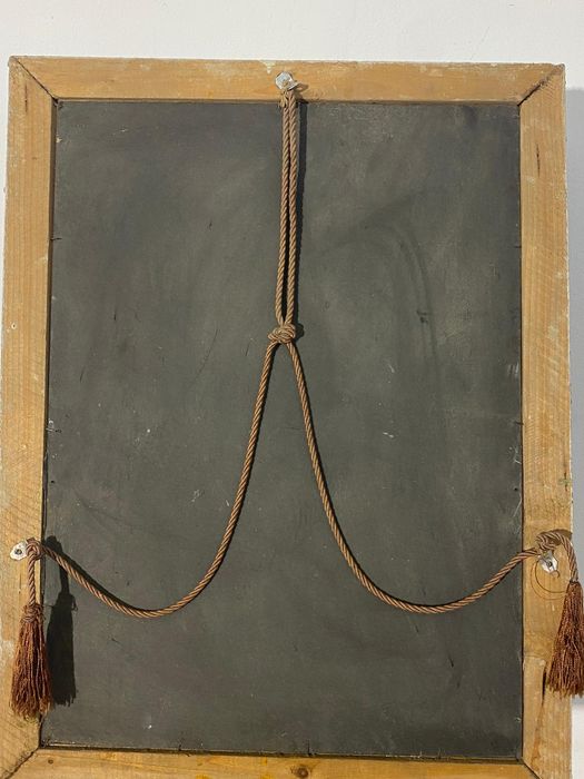 Tablou cu Ramă din Lemn 58x75 cm; Pictură Acuarelă pe Carton