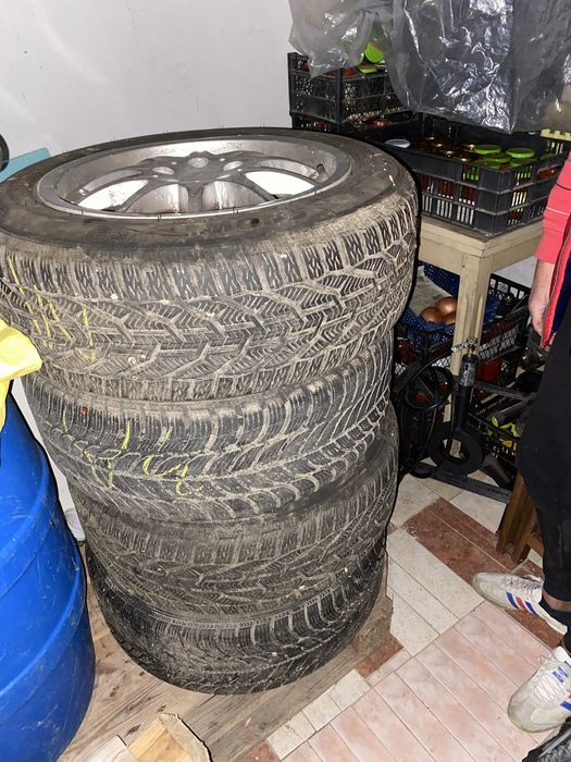 ОФЕРТА! 16 цола джанти с гуми – 3 здрави + 1 за ремонт