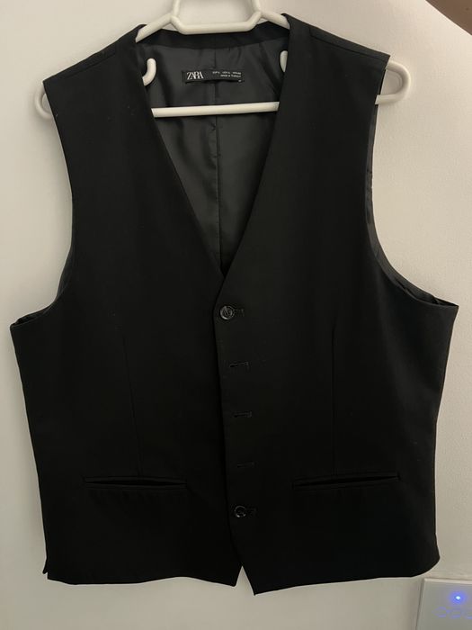 Vestă bărbați Zara – neagră, mărimea L