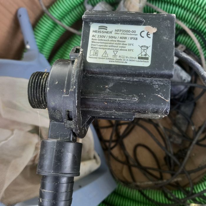 Pompe apa heleșteu recirculare, aspirator și pompa UV