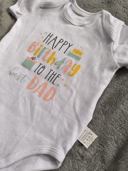 Vând body bebeluș -Happy Birthday to the Best  Dad