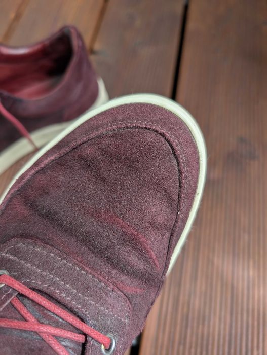 Adidasi Filling Pieces Ripple Low Top, suede, burgundy, marime 42