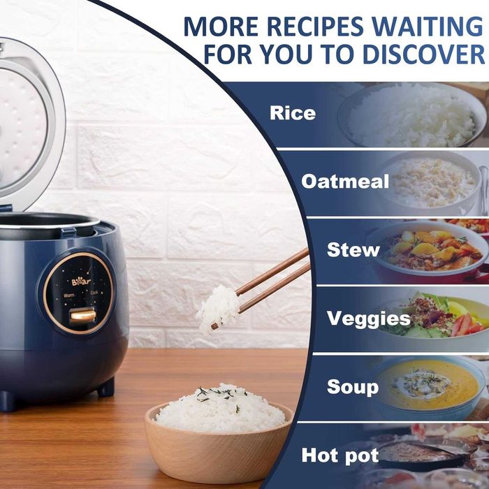 REDUS de la 290Ron, NOU* Multi cooker BEAR 200W, aparat gatit orez, (1-4 protii), cu tava NonStick