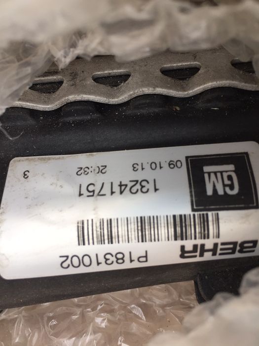 BEHR интеркулер insignia OPC 2.8 V6 325ph