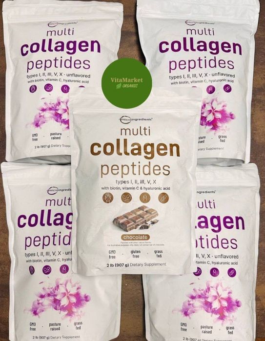 Collagen peptides, kollagen, 907 g, shokoladli, коллаген,