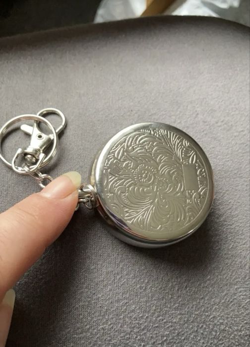 Пепелник за път/ мобилен неръждаема стомана с ключодържател